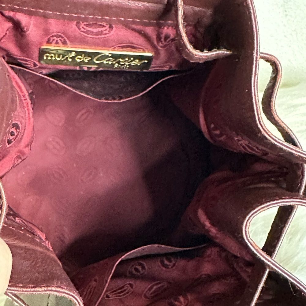 💯Authentic Cartier Drawstring Shoulder Bag🍀 - Picture 11 of 15